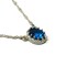 Oval Kashmir Blue Topaz 18" Necklace - Polished Silver by Salish Sea Inspirations product 2